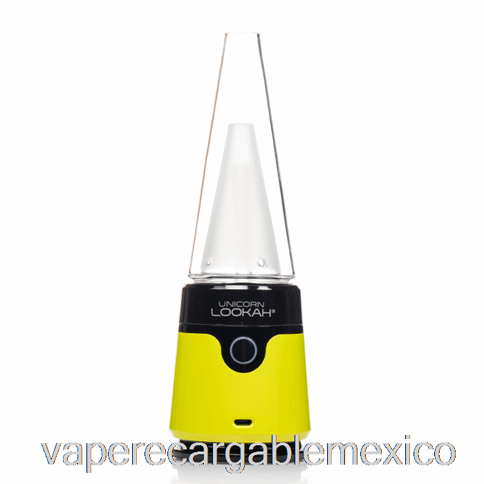 Vape Recargable Lookah Unicornio Verde Neón